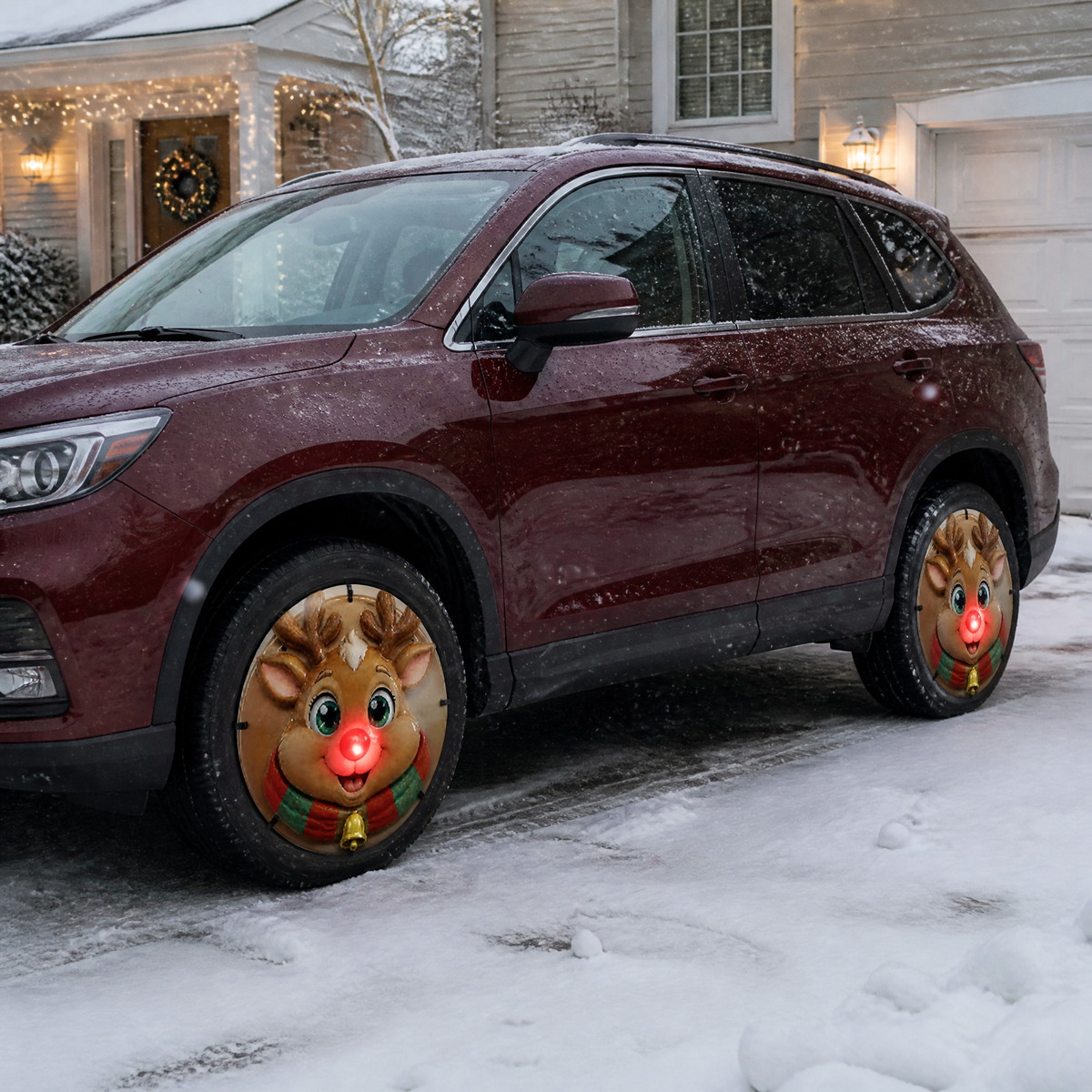JollyWheels™ Christmas Wheel Covers