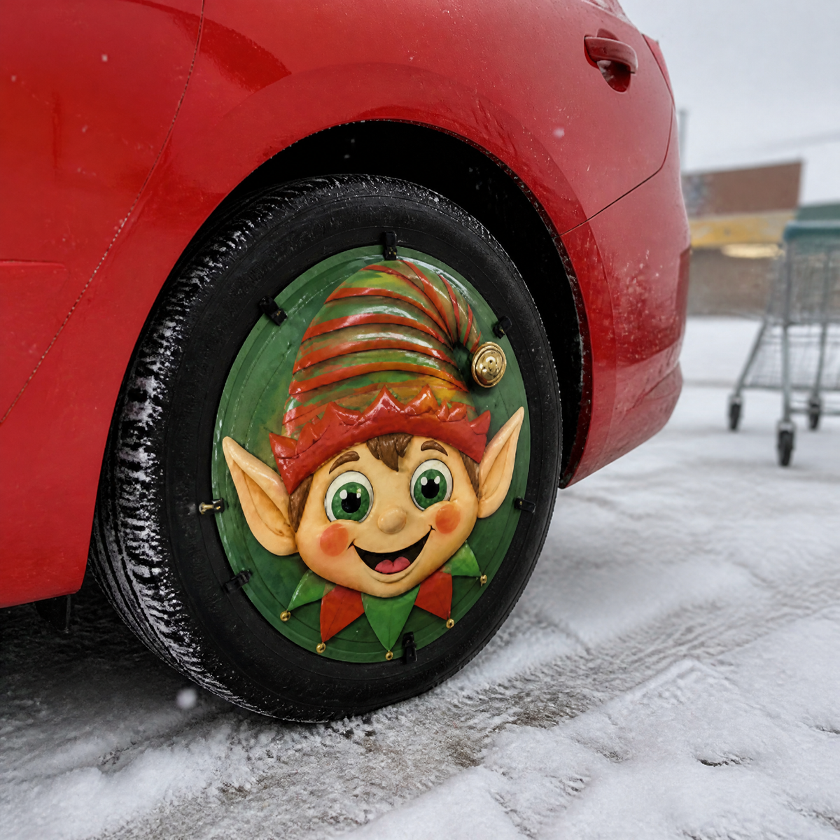 JollyWheels™ Christmas Wheel Covers
